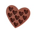 thumbnail image 3 of 2 piezas de forma de corazón de amor, formas de boda de compromiso de San Valentín para chocolate y caramelo, molde de silicona con 10 cavidades de corazones, 3 of 5