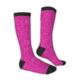 thumbnail image 3 of Balery Rose Red Glitter Fun Novelty Socks Men'S Women'S Crew Socks Funny Crazy Novelty Socks Quirky And Cool Socks, 3 of 9