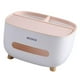 thumbnail image 1 of Caja de pañuelos para coche, caja de pañuelos multifuncional de doble capa, caja de almacenaento de papel, cubierta de caja de pañuelos moderna Soledad Sostenedor del tejido, 1 of 10