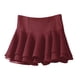 thumbnail image 4 of Minifalda plisada de gasa para mujer: corte A de cintura alta, cintura elástica, tallas S-XL, 92 % poliéster. Bonita falda informal., 4 of 4