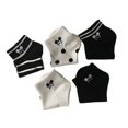 thumbnail image 6 of Socks Women's Summer Short Socks Black and White Cartoon Low-top Boat Socks Casual Women's Socks Trendy Breathable Shallow Socks, 6 of 6