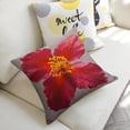 thumbnail image 5 of Flowerslinen throw pillowcase decoration pillowcase gifting preferred 20x20 inch cushion cover 4 sets sofa pillowcase sofa bedroom living room car, 5 of 8