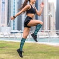 thumbnail image 6 of Lsque whiter Snowflake balloons Pattern Sport Compression Socks for Men & Women 15-20 mmHg Knee High Nurse Pregnant Running Medical and Travel Athletic, 6 of 6