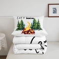 thumbnail image 5 of Catabedysis Cartoon Camping Full Size Comforter Sets,Bonfire Print Bedding Comforter Set For Boys,Multicolor,Reversible,3pcs,1 Comforter and 2 Pillowcases, 5 of 7