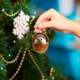 thumbnail image 4 of ZCSKFIN Cozy Animal Christmas Ornaments Set, Acrylic Cute Animal Tree Hanging Decorations with Rustic Nature Theme, Perfect for Animal Lovers and Festive Home Decor Enthusiasts, 4 of 6