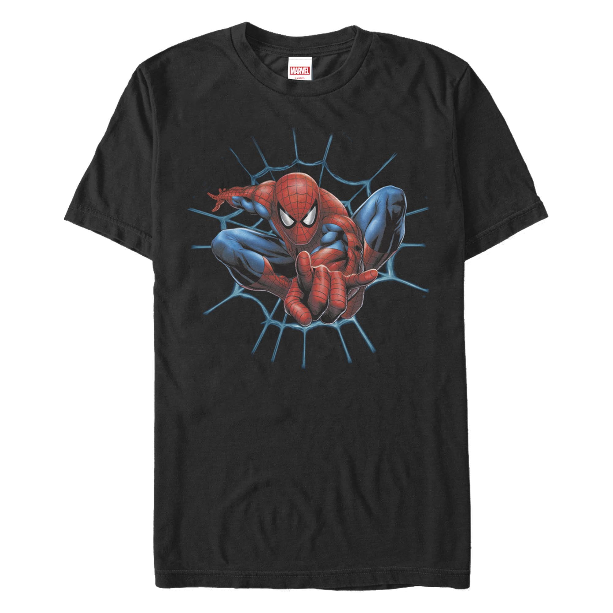 Marvel, Men's Marvel Active Spiderman T-Shirt, S, Black - Walmart.com