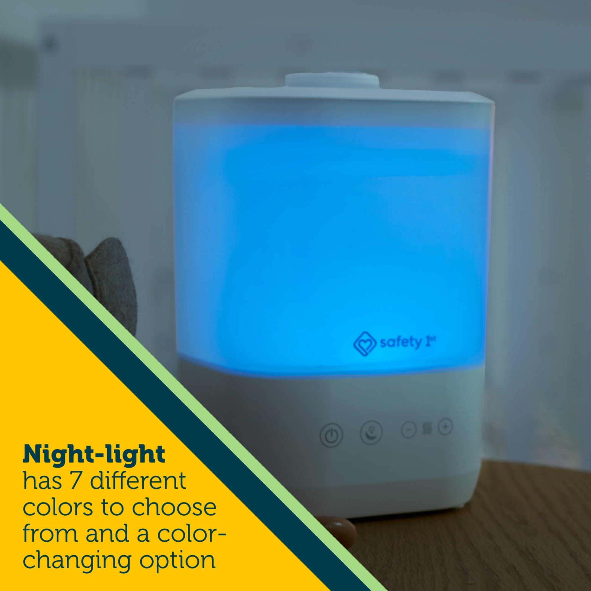 Safety 1st Comforting Cool Mist Top-Fill Humidifier, White