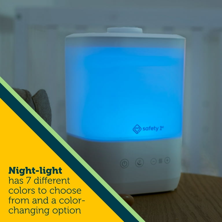 美品 、日立 with me BF-1 Safety 1st Comforting Cool Mist Top-Fill Humidifier, White