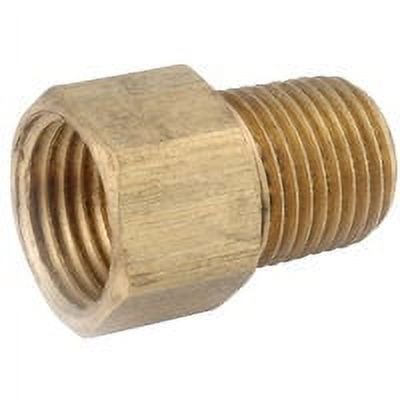 Anderson Metals 54348-0606 0.38 x 0.38 in. Inverted Flare Connector- Pack of 5