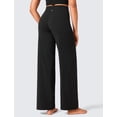 thumbnail image 2 of Pantalones CRZ YOGA Butterlift de pierna ancha con bolsillos y cintura alta XL, 2 of 6