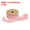 Pink, variant on 2pcs 1.5 Inch 10 Yard Satin Double Ruffle Edge Ribbon White Solid Color for Hair Bows Sewing Gift