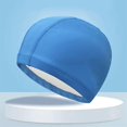 thumbnail image 3 of Gorro de natación impermeable KAIYANG con protección para los oídos azul, 3 of 5