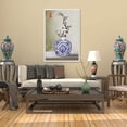 thumbnail image 2 of IDEA4WALL Framed Canvas Wall Art for Living Room, Bedroom Blue and White Porcelain Canvas Prints for Modern Home Decoration Ready to Hang, 2 of 4