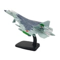 thumbnail image 3 of Modelo de caza a escala 1:72 fundido a presión con base, decoración de mesa para aviones, colección de cazas. azul, 3 of 9