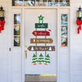 thumbnail image 2 of B Christmas Tree Door Hanger Design B Cardstock Decoration For Holiday Party Festive Home Decor, 2 of 7