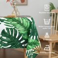 thumbnail image 3 of Waykingo Tropical Leaf Waterproof 60" x 120" Floral Tablecloths, 3 of 5