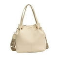 thumbnail image 4 of EHJRE Bucket Bag for Women Detachable Shoulder Strap Portable Stylish Commuting Travel Beige, 4 of 9