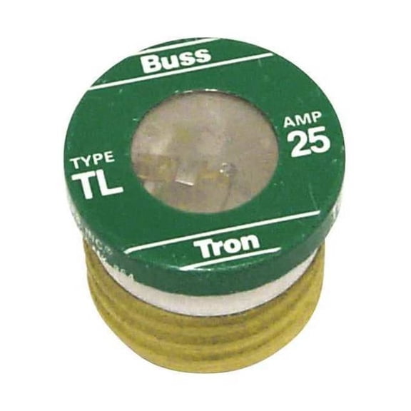 Bussmann Fuses TL-25 25A Time Delay Tl Plug Fuse