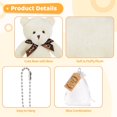 thumbnail image 4 of 10PCS Mini Bear Stuffed Plush Bear, Mini Bear Bulk with Thank You Tag Organza Packing Bag, for Guest Baby Shower Souvenirs Birthday Christmas Gift, 4 of 7
