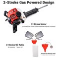 thumbnail image 3 of Yescom 52 cc 2 Stroke Gas Demolition Jack Hammer 55J Gasoline Concrete Breaker Drill with 2 Chisels EPA Certified, 3 of 9