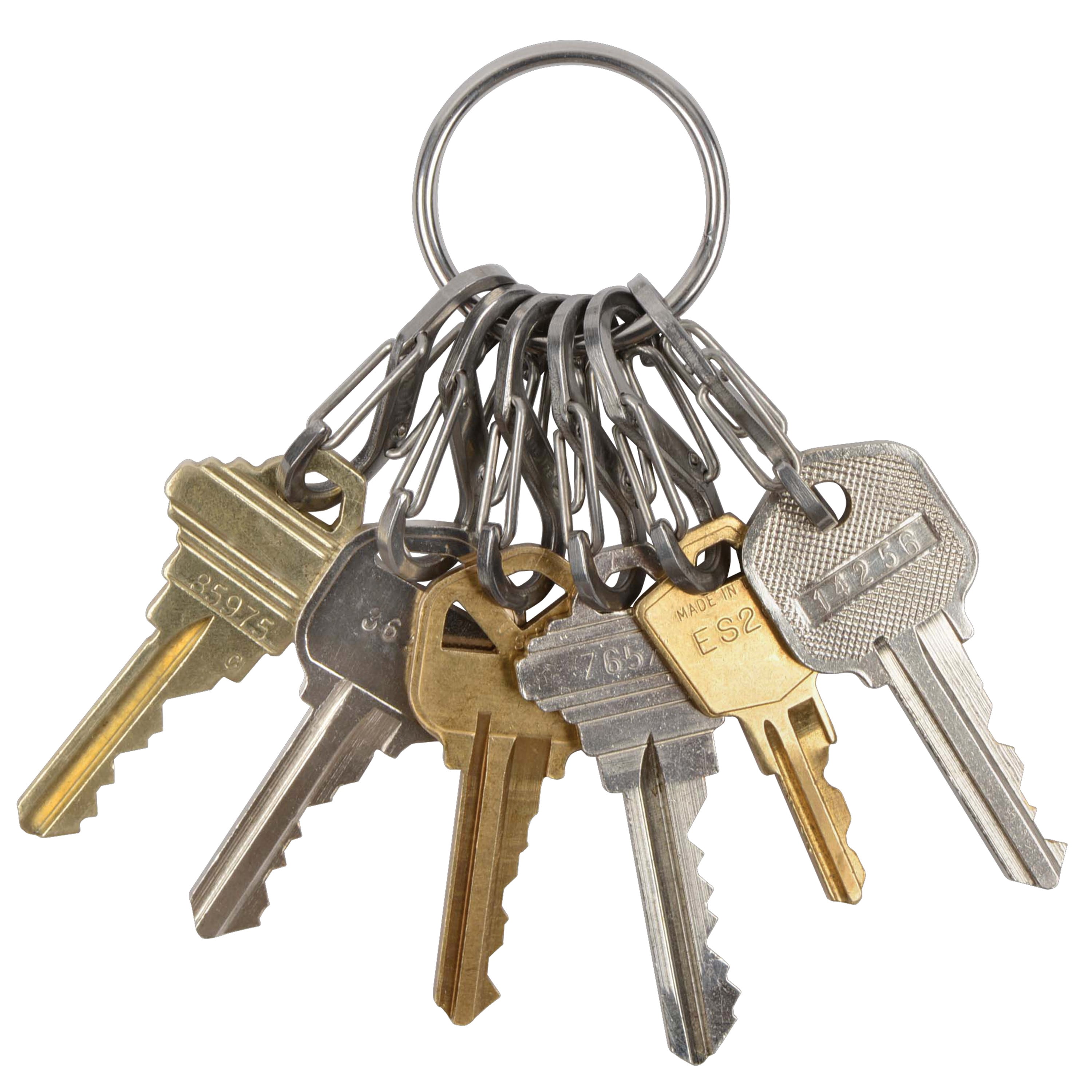 Nite Ize KeyRing Steel S-Biner - 2 Count (2 Pack)