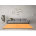 thumbnail image 3 of Ahgly Company Indoor Rectangle Solid Orange Modern Area Rugs, 8' x 12', 3 of 4