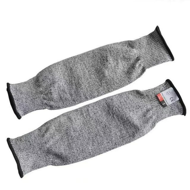 mmirethe 2pack/lot Manchons Résistants aux Coupures pour une Protection Durable Protection Efficace Gris 30cm50g 1Set