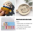 thumbnail image 4 of ruzhgo Crochet Kit for Beginners Aluminum DIY Colorful Crafts Pulling Hook Loop Needle Hair Extensions Braid for Sweater Yarn Weave 11Pcs 10Pcs, 4 of 6