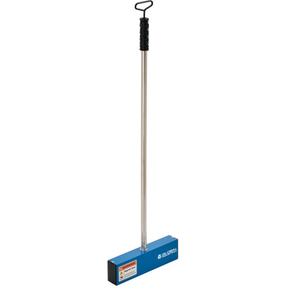 Global Industrial Magnetic Nail Sweeper With Release 11"" Cleaning Width