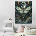 thumbnail image 4 of Butterfly Moth Tapestry Tapestry Sun and Moon Phase Tapestries Vertical Aesthetic Tapestry Wall Hanging Poster Blanket College Dorm Living Room, 4 of 7
