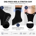 thumbnail image 5 of Non Slip Grip Socks for Men – LOFIR 4 Pairs Unisex Grippy Socks with Grippers, Non Skid Crew Socks for Men Women, Elderly Seniors Hospital Home Nursing, Size 9-11, 5 of 7