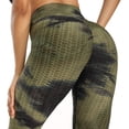 thumbnail image 1 of Pantalones de yoga para mujer Leggings de entrenamiento, pantalones de yoga con control de barriga de talle alto con tinte de corbata Leggings de levantamiento de glúteos Xemadio LRWJ262-16, 1 of 4