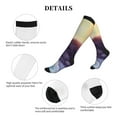 thumbnail image 6 of Bixox Colorful Cloud Sleeping Cat Print Compression Socks,Compression Socks Women & Men Circulation for Medical,Running,Athletic, 6 of 7