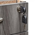 thumbnail image 3 of Mayline Aberdeen Series 4 Drawer File Cabinet in Gray Steel, 3 of 7