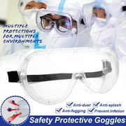 1Pcs Safety Goggles Glasses Transparent Dust-Proof Glasses Working Glasses Lab Dental Eyewear Splash Eye Protective Anti-wind Glasses