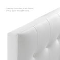 thumbnail image 4 of Modway Emily Tufted Button Headboard, Twin, White, 4 of 9
