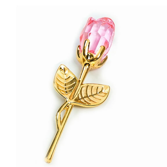 Crystal Rose Flower For Valentine's Day Gift Home Decoration Craft Festive Party Supplies