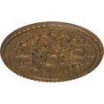 thumbnail image 3 of 32 5/8"OD x 2"P Bradford Ceiling Medallion (Fits Canopies up to 6 5/8"), Hand-Painted Rubbed Bronze, 3 of 6