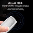thumbnail image 5 of Key Fob Cover Compatible with Toyota Fortuner RAV4 Prime Tacoma Camry XSE Corolla Cross Land Cruiser CHR Hilux Tundra Highlander Grand Highlander Crown 2016-2026 4 Button Keychain,A White, 5 of 9