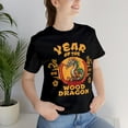 thumbnail image 2 of Year of the Dragon 2024, Bella & Canvas, Short Sleeve Cotton Tshirt, Unisex, 2 of 3