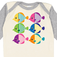 thumbnail image 4 of Inktastic Tropical Fish Lover Gift Girls Long Sleeve Baby Bodysuit, 4 of 5