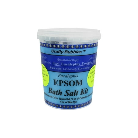 Crafty Bubbles Bath Salt Kit Epsom Eucalyptus