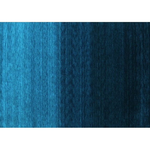 Ahgly Company Indoor Rectangle Abstract Light Blue Contemporary Area Rugs, 5' x 8'