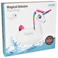 thumbnail image 2 of CocoNut Float: Magical Unicorn Pool Float - 45" x 60", Anti-Leak, Durable, Inflatable Round Raft, Party Water Accessory, 2 of 7