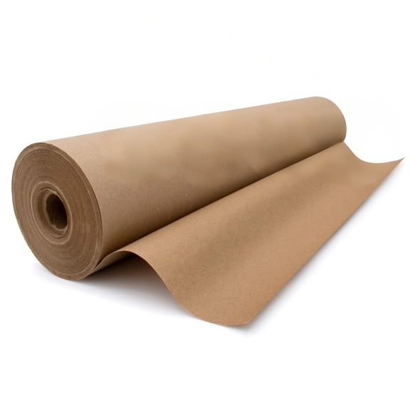 Industrial Grade Kraft Paper Roll, 17.75x100 Feet Brown Packing Paper for Moving Shipping, Gift Wrapping, Arts Crafts Table Settings, Recycled Eco Friendly