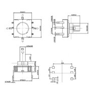 5 Way Navigation Reset Tactile Push Button Switches with Automatic Return