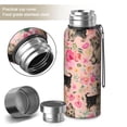 thumbnail image 2 of 20 Oz Yorkie Dog and Flower Florals Coffee Tumbler Double Wall Insulated Stainless Steel Water Bottle | Metal Reusable Thermoses Flask with Cup Cap | Leak & Sweat Proof with Anti-Dust Lid, 2 of 7