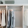 thumbnail image 3 of Tie Hanger 10Pcs Scarf Organizer for Closet Use with White Finish, 3 of 5
