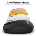 thumbnail image 3 of Graflsoa Bajeal M100 2.4G Wireless Mouse with 3 Adjustable DPI Settings, Auto Sleep Mode, Plug & Play, Pink (Battery Not Included), 3 of 3