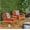 Red#H-REDSKIN, variant on Patio Furniture, [Single Chair] GRENADA CLUB CHAIR, Grey Outdoor Sofa,Wood+Waterproof Fabric Patio Chairs, Garden & Outdoor & Patio Furniture Patio Seating [Single Chair] GRENADA CLUB CHAIR